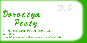 dorottya pesty business card